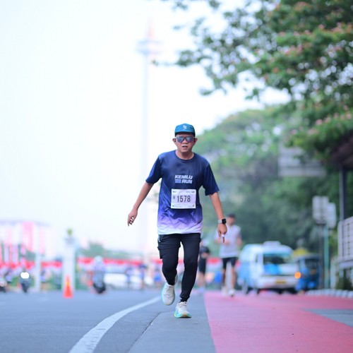 Race photo from KEMLU RUN 2026