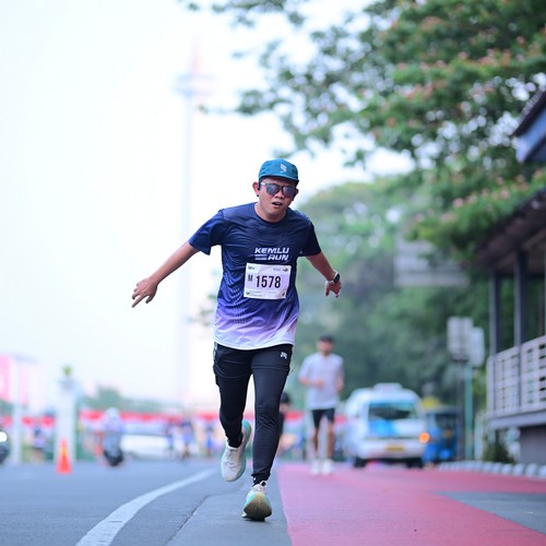 Race photo from KEMLU RUN 2026