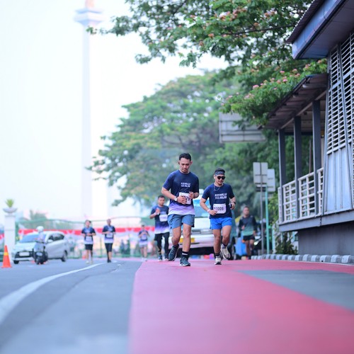 Race photo from KEMLU RUN 2026