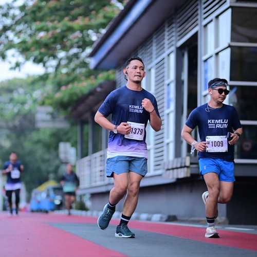 Race photo from KEMLU RUN 2026