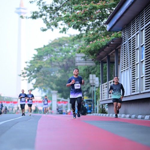 Race photo from KEMLU RUN 2026