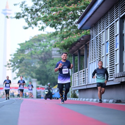 Race photo from KEMLU RUN 2026