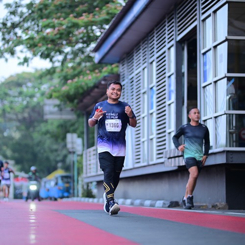 Race photo from KEMLU RUN 2026