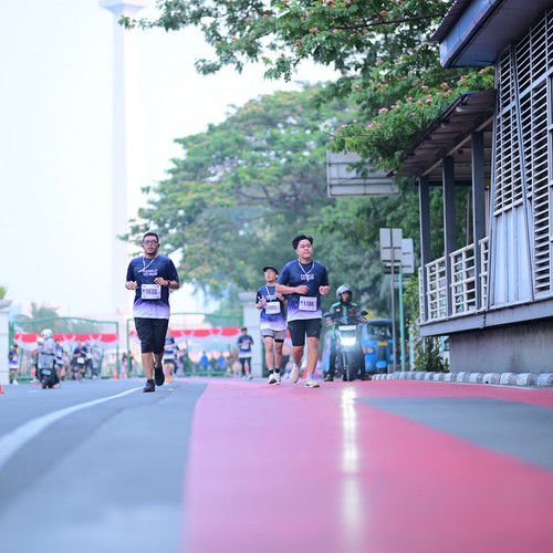 Race photo from KEMLU RUN 2026