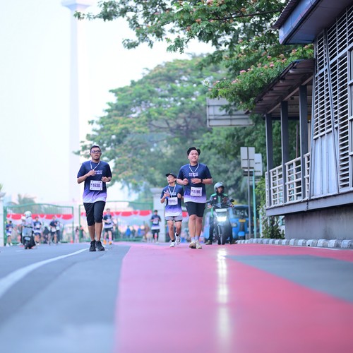 Race photo from KEMLU RUN 2026
