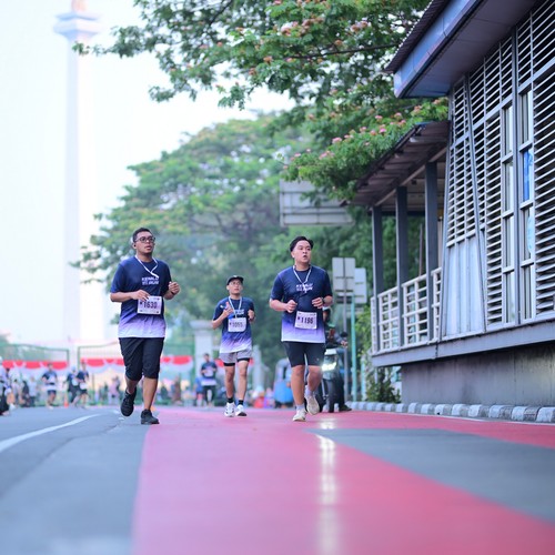 Race photo from KEMLU RUN 2026