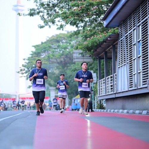 Race photo from KEMLU RUN 2026