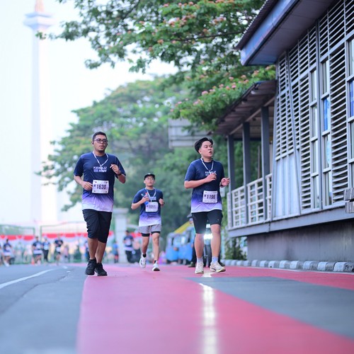 Race photo from KEMLU RUN 2026