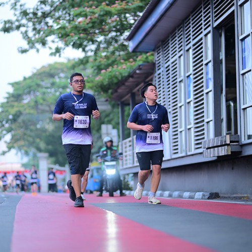 Race photo from KEMLU RUN 2026