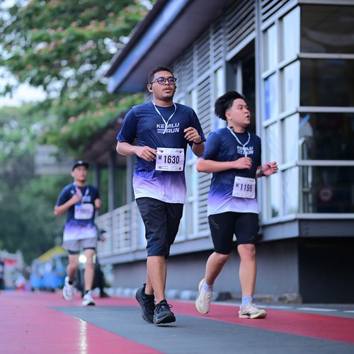 Race photo from KEMLU RUN 2026