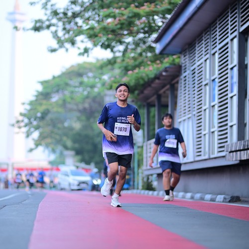 Race photo from KEMLU RUN 2026