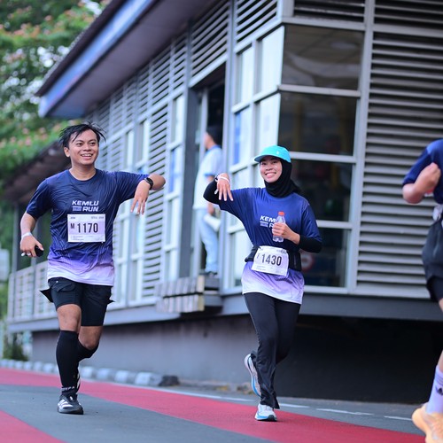 Race photo from KEMLU RUN 2026