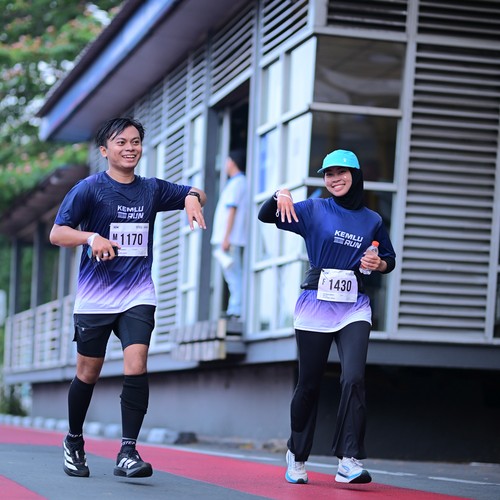 Race photo from KEMLU RUN 2026
