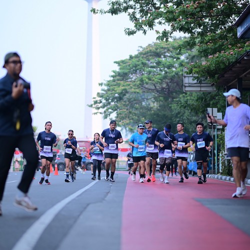 Race photo from KEMLU RUN 2026