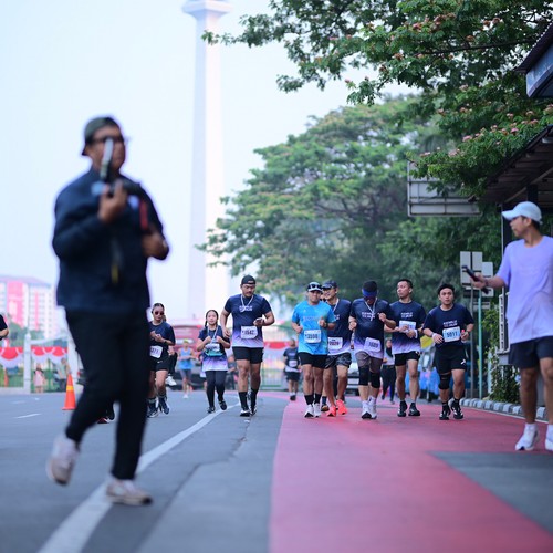 Race photo from KEMLU RUN 2026