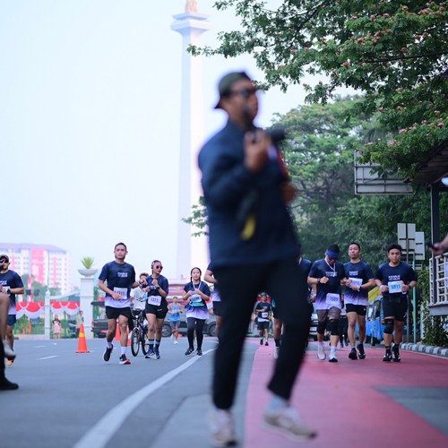 Race photo from KEMLU RUN 2026