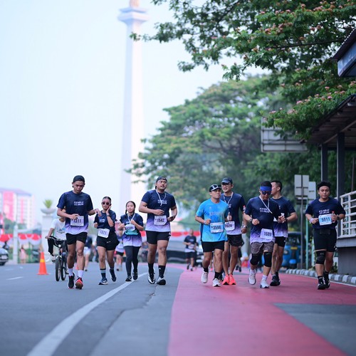 Race photo from KEMLU RUN 2026