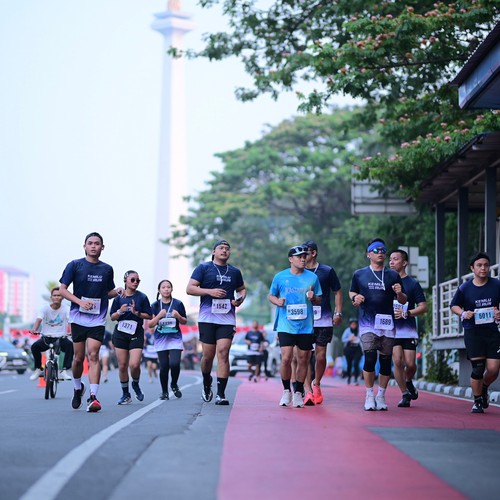 Race photo from KEMLU RUN 2026
