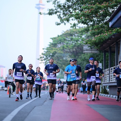 Race photo from KEMLU RUN 2026