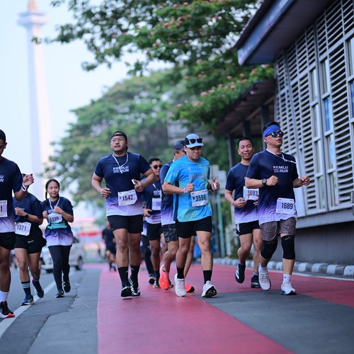 Race photo from KEMLU RUN 2026