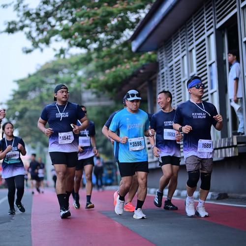 Race photo from KEMLU RUN 2026