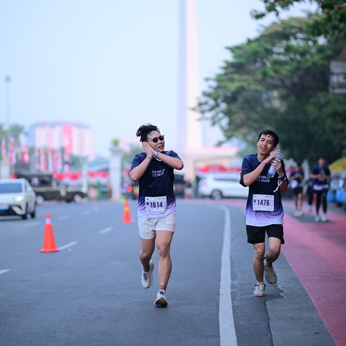 Race photo from KEMLU RUN 2026