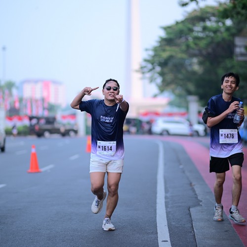 Race photo from KEMLU RUN 2026