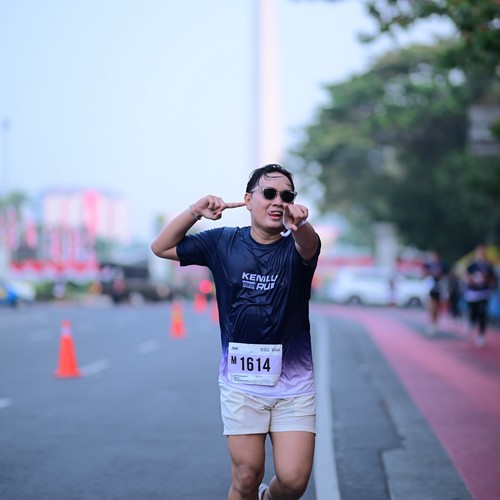 Race photo from KEMLU RUN 2026