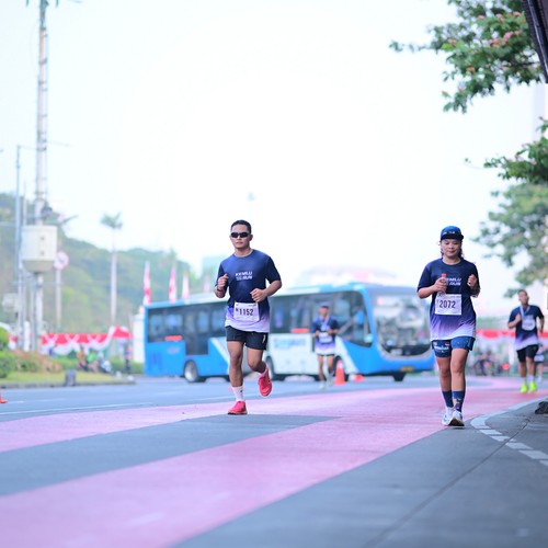 Race photo from KEMLU RUN 2026