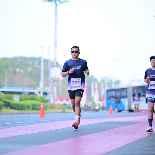 Race photo from KEMLU RUN 2026
