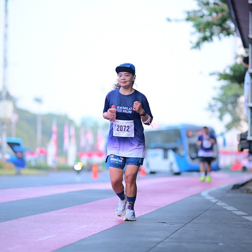 Race photo from KEMLU RUN 2026