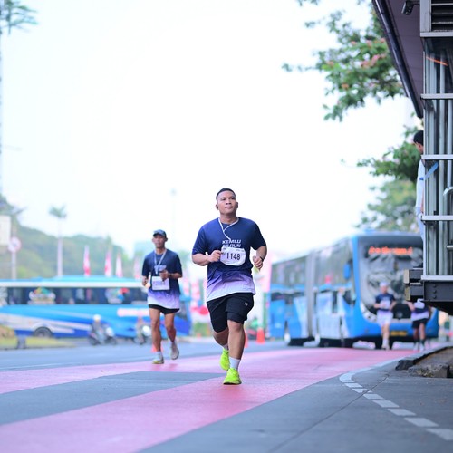 Race photo from KEMLU RUN 2026