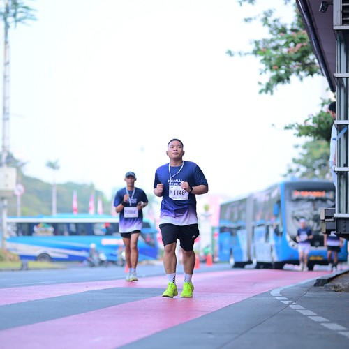 Race photo from KEMLU RUN 2026