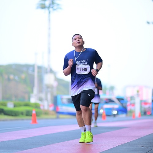 Race photo from KEMLU RUN 2026