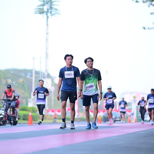 Race photo from KEMLU RUN 2026