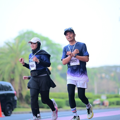 Race photo from KEMLU RUN 2026