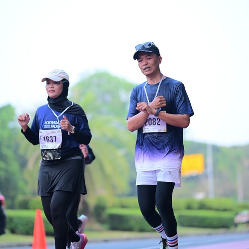 Race photo from KEMLU RUN 2026
