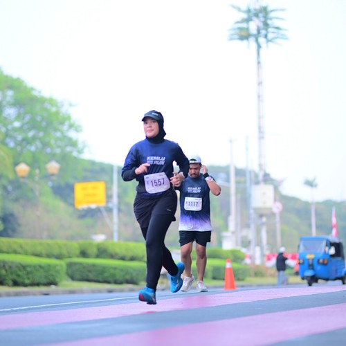 Race photo from KEMLU RUN 2026