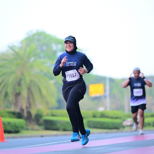 Race photo from KEMLU RUN 2026