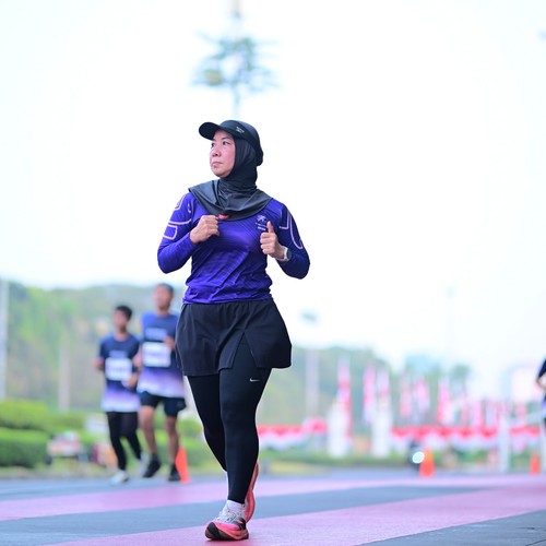Race photo from KEMLU RUN 2026