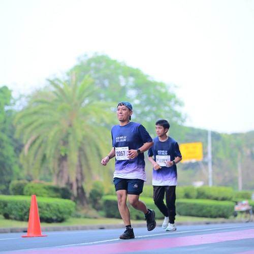 Race photo from KEMLU RUN 2026
