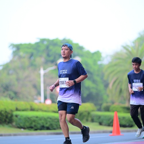 Race photo from KEMLU RUN 2026