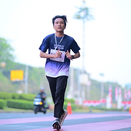 Race photo from KEMLU RUN 2026