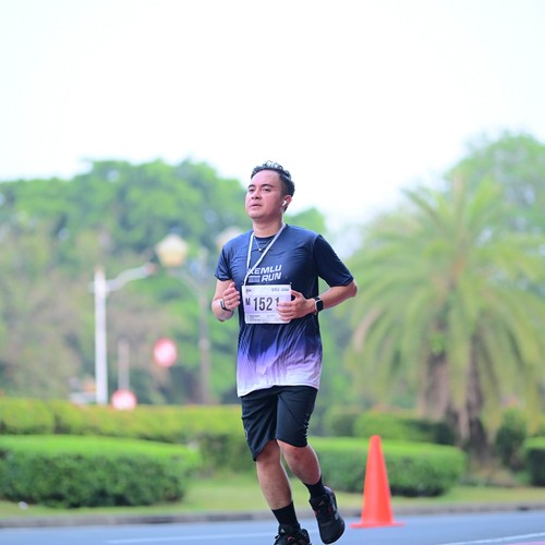 Race photo from KEMLU RUN 2026