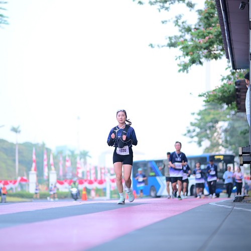 Race photo from KEMLU RUN 2026
