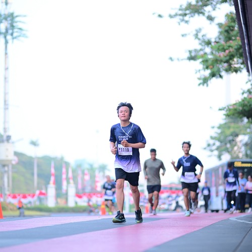 Race photo from KEMLU RUN 2026
