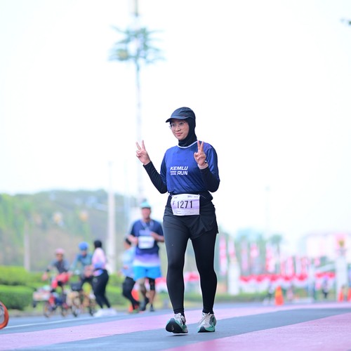 Race photo from KEMLU RUN 2026