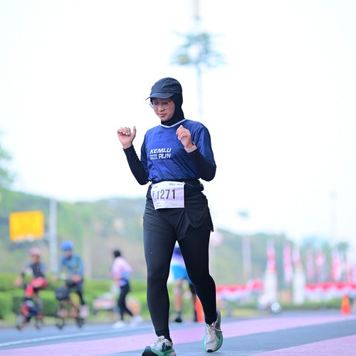 Race photo from KEMLU RUN 2026