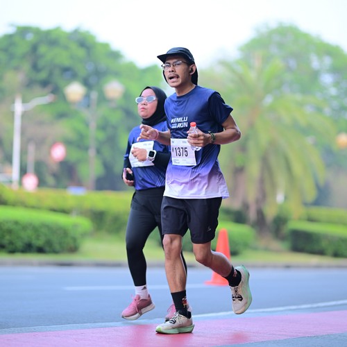 Race photo from KEMLU RUN 2026