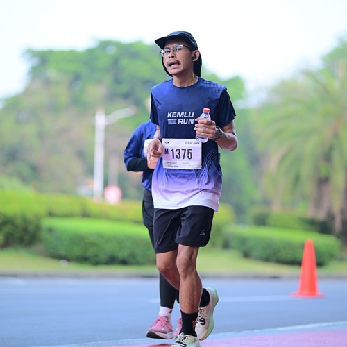 Race photo from KEMLU RUN 2026